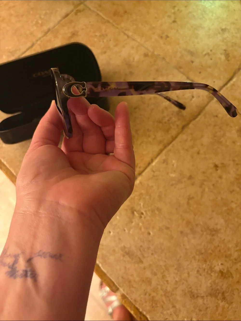 NWOT COACH Women's Oversized Sunglasses - Dark Tortoise - Picture 7 of 9